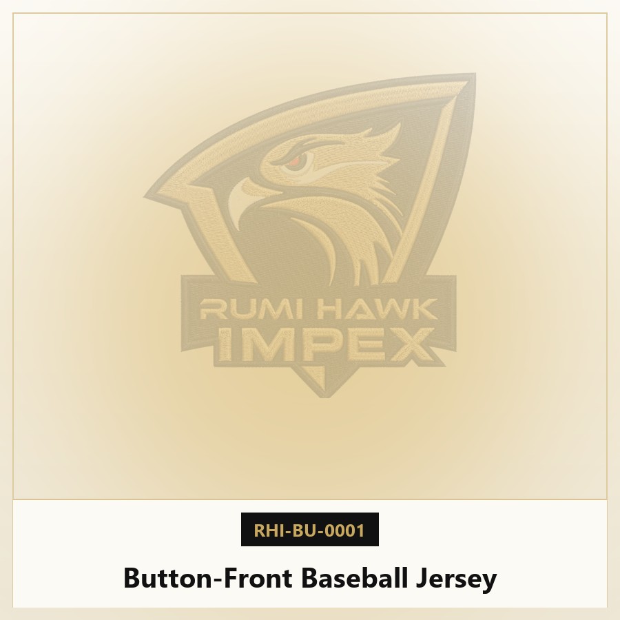 Button-Front Baseball Jersey