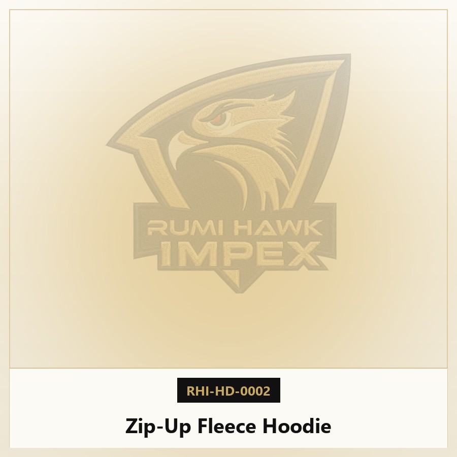 Zip-Up Fleece Hoodie